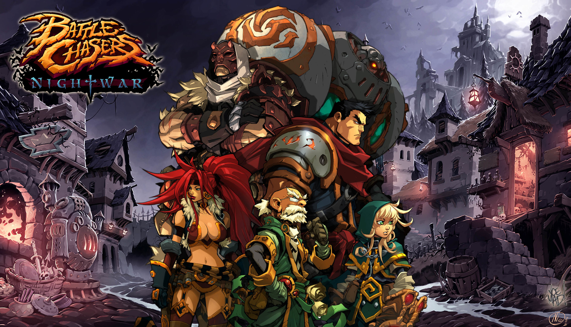 Battle Chasers Nightwar Review Dungeon Champions The Koalition